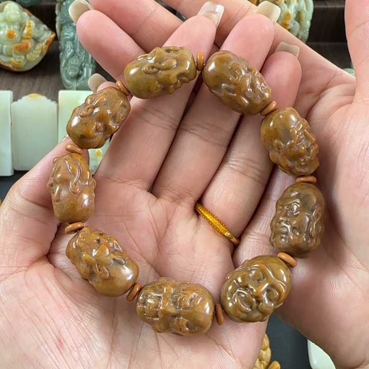 未镶嵌手链透闪石质玉