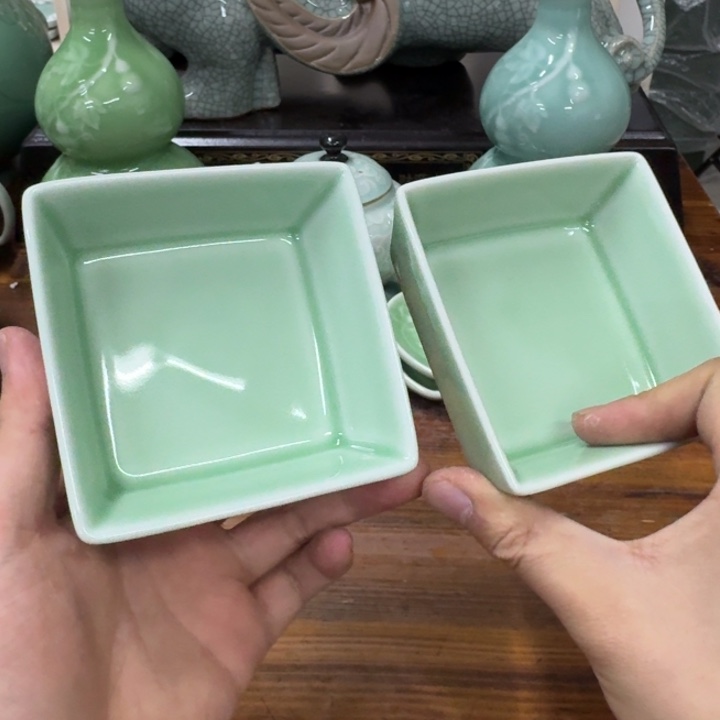 龙泉青瓷茶具微瑕5022