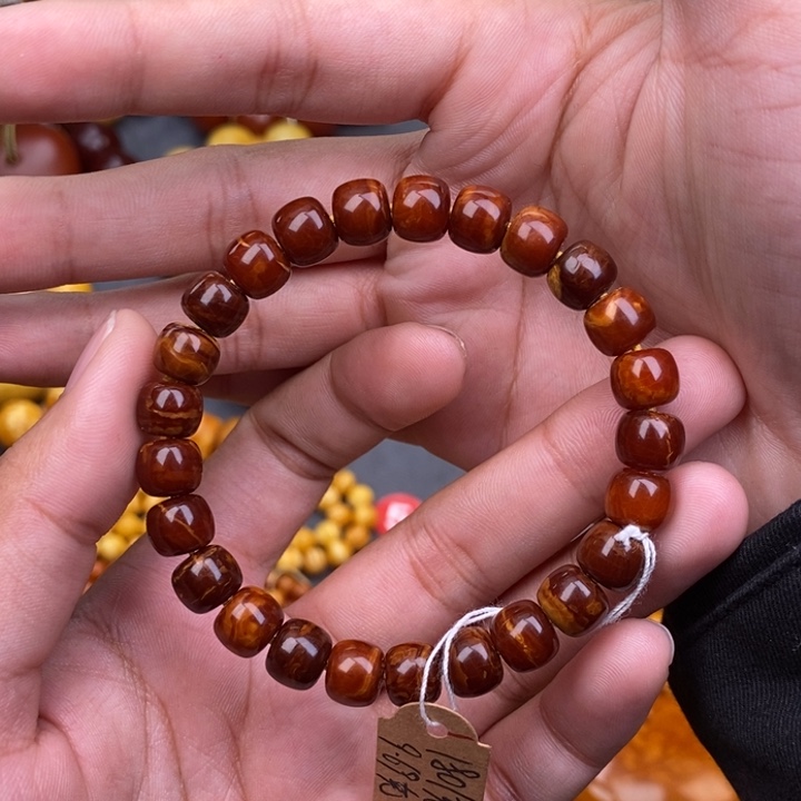 紫***琪琥珀未镶嵌裸石蜜蜡L