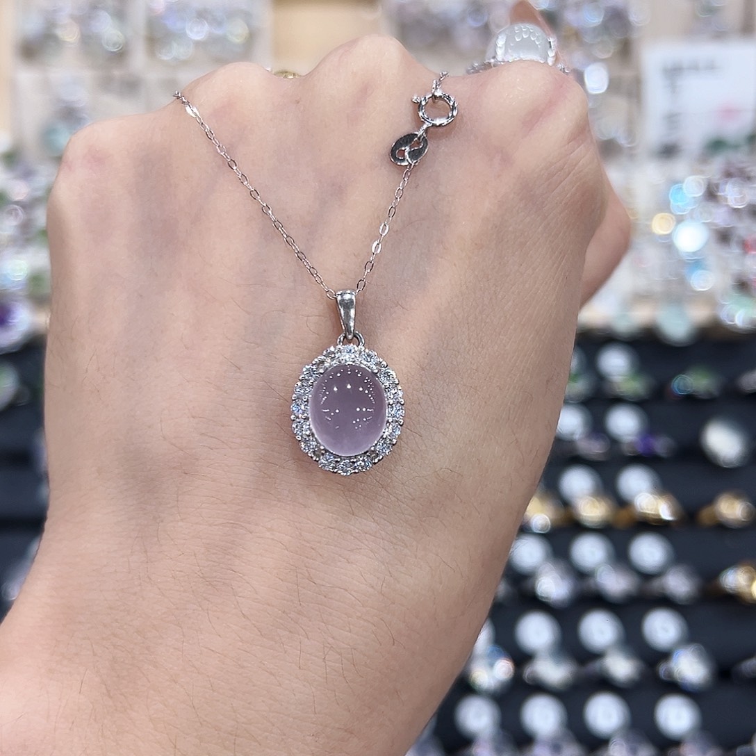 s***.萤石银S925镶嵌吊坠