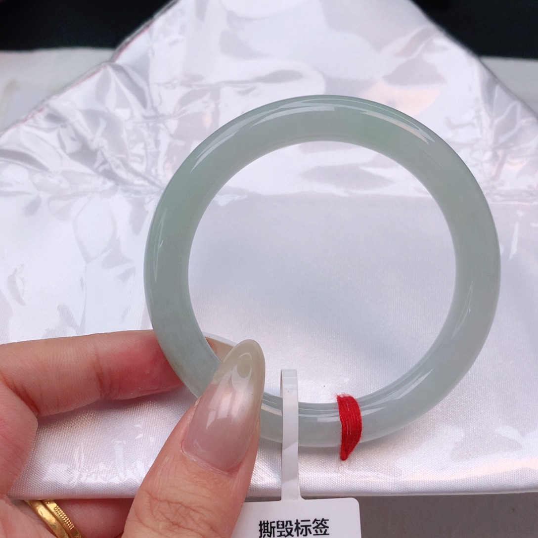 未镶嵌手镯翡翠1811 圆条52