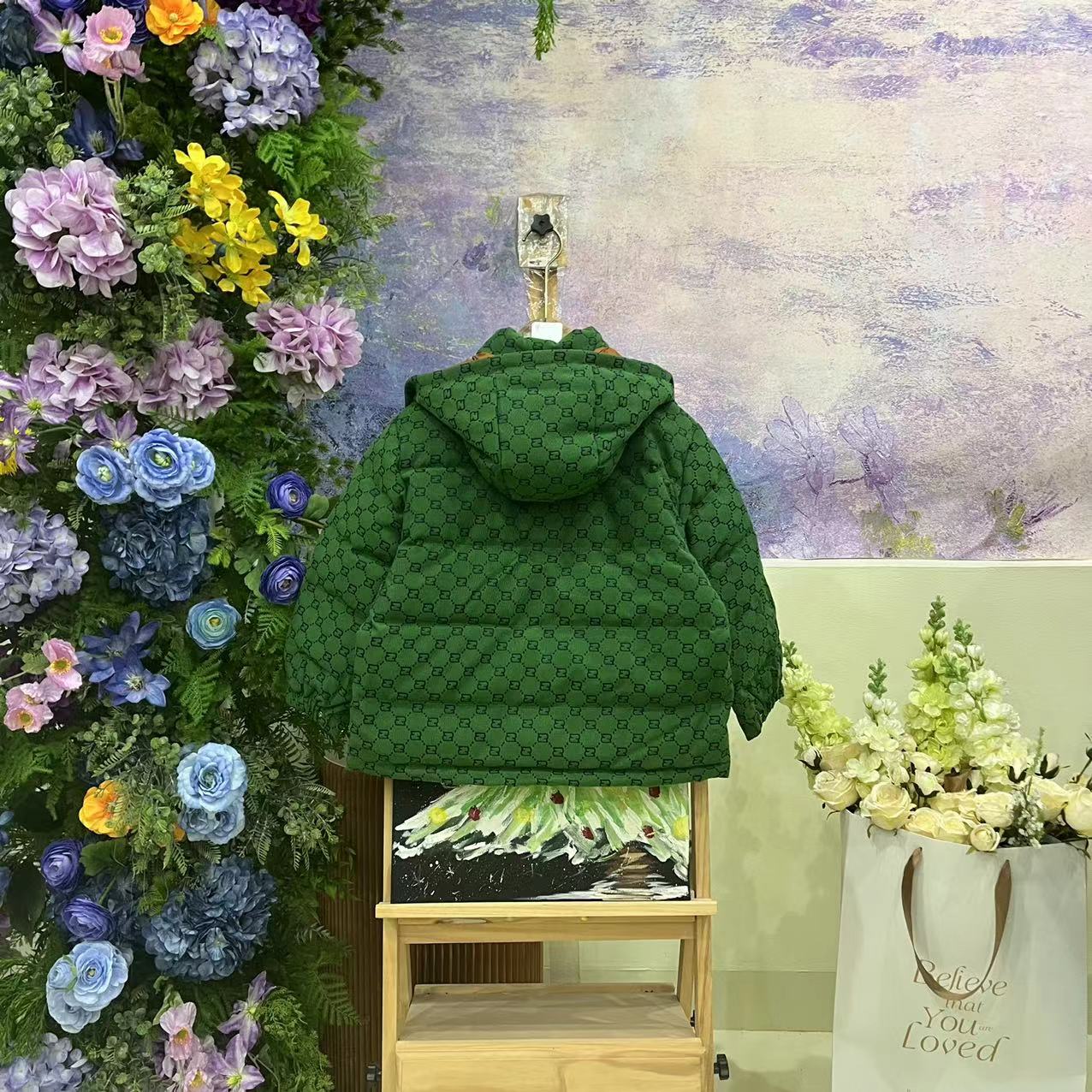 147DA绿羽绒服1193