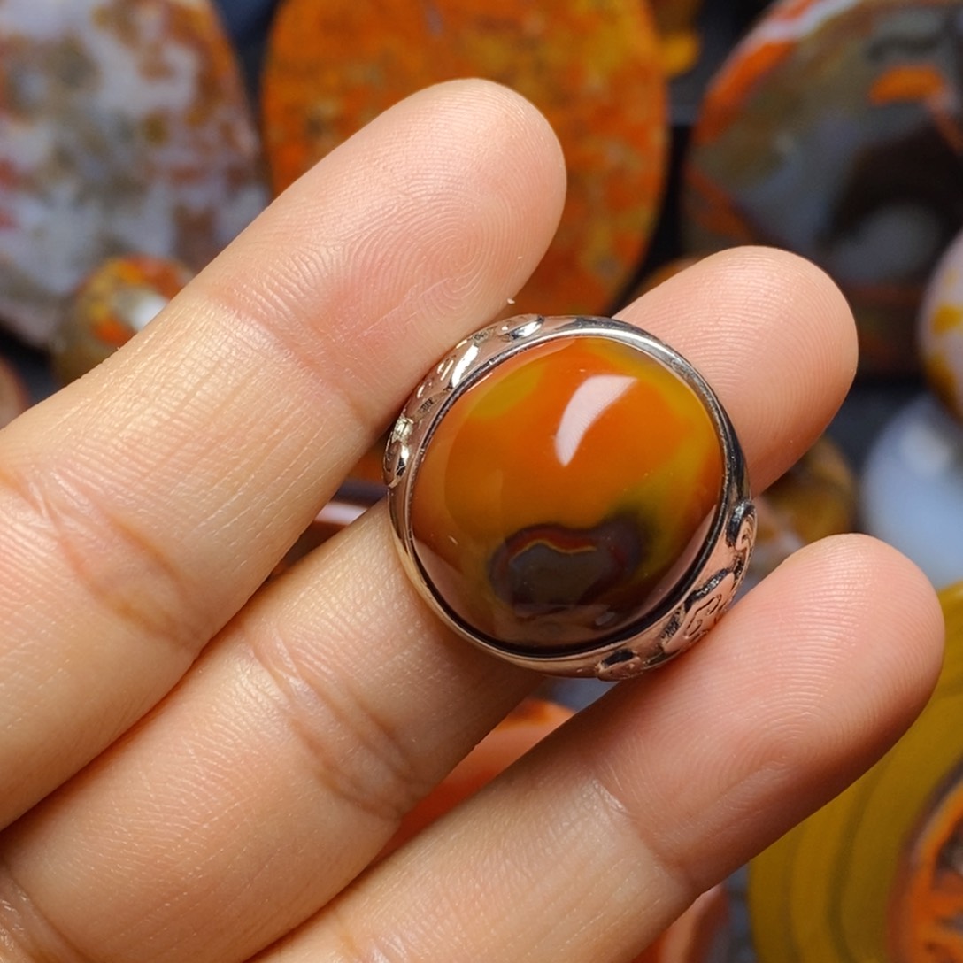 玛瑙/玉髓吊坠(不含链)未镶嵌