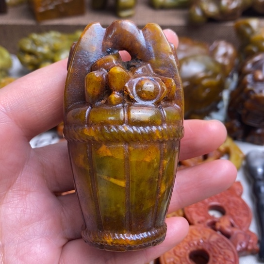 蛇纹石玉未镶嵌颈饰31