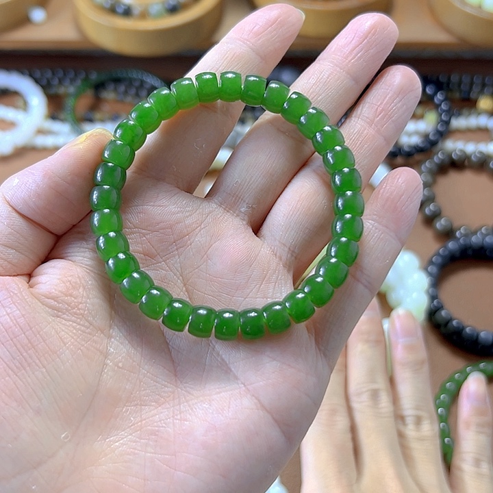 和田玉手串未镶嵌