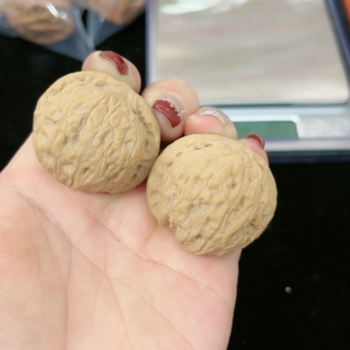 【闪购商品】文玩核桃把件乾隆磨36