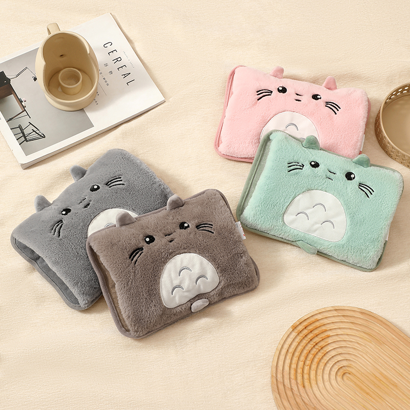 南思暖毛绒热水袋充电可爱2025新款防爆正品暖宝宝热敷肚子宿舍