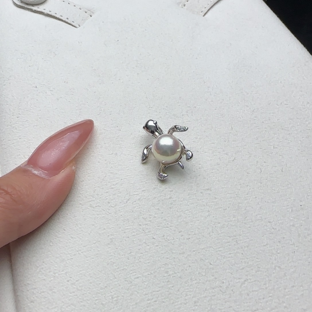 海水珍珠颈饰银S925镶嵌