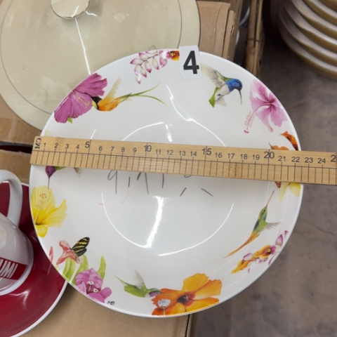 泥塑磁州窑出口尾货盘口径23高4.5