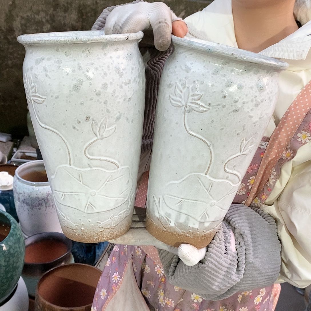 紫砂花盆正品口15高26