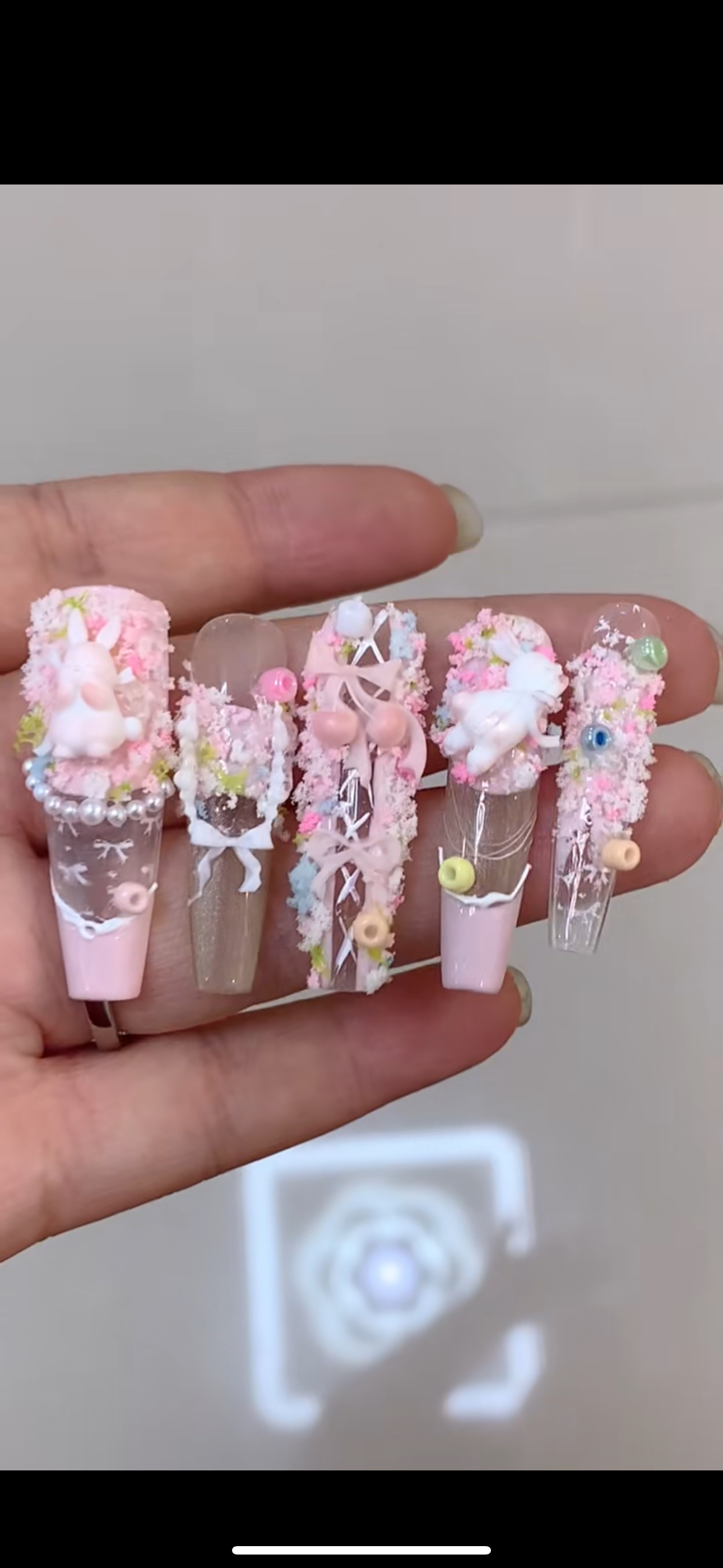 纯手工可爱公主甲夏日