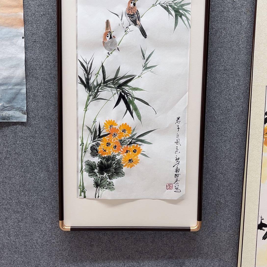 清***柳国画我是真的喜欢