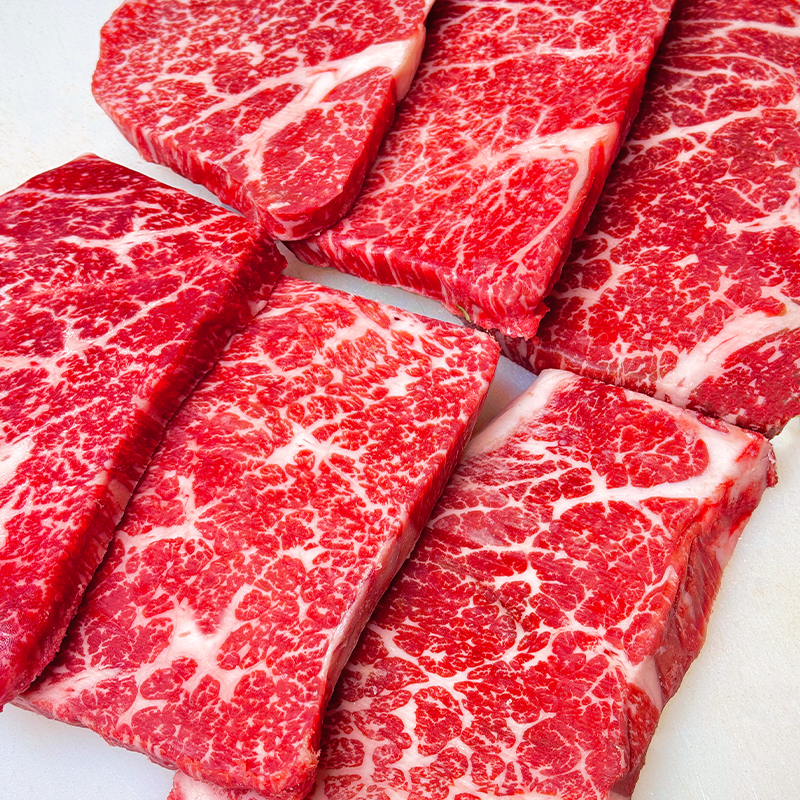 致匠黑牛国产和牛T级三角尾扒牛排800g原切谷饲清真和牛雪花肉