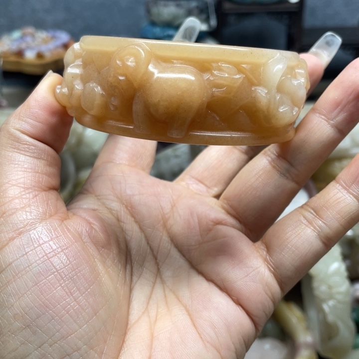 石英岩玉合金手镯