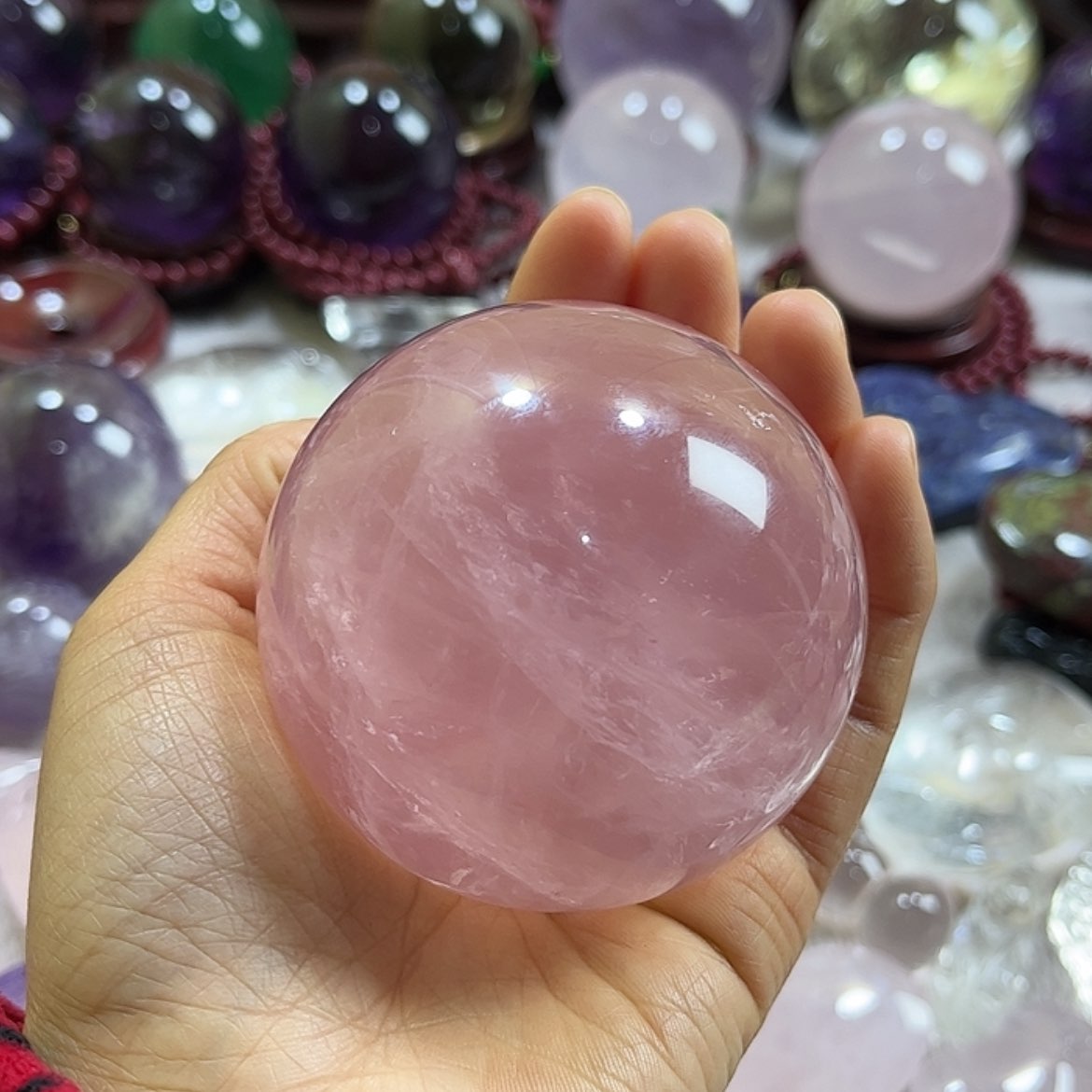 【闪购商品】水晶摆件球未镶嵌