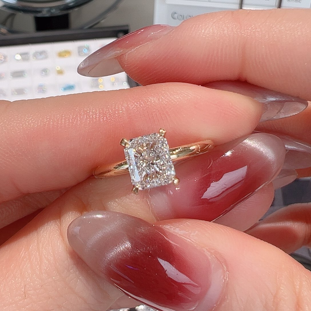 实验室培育钻石18K金镶嵌@@00028598