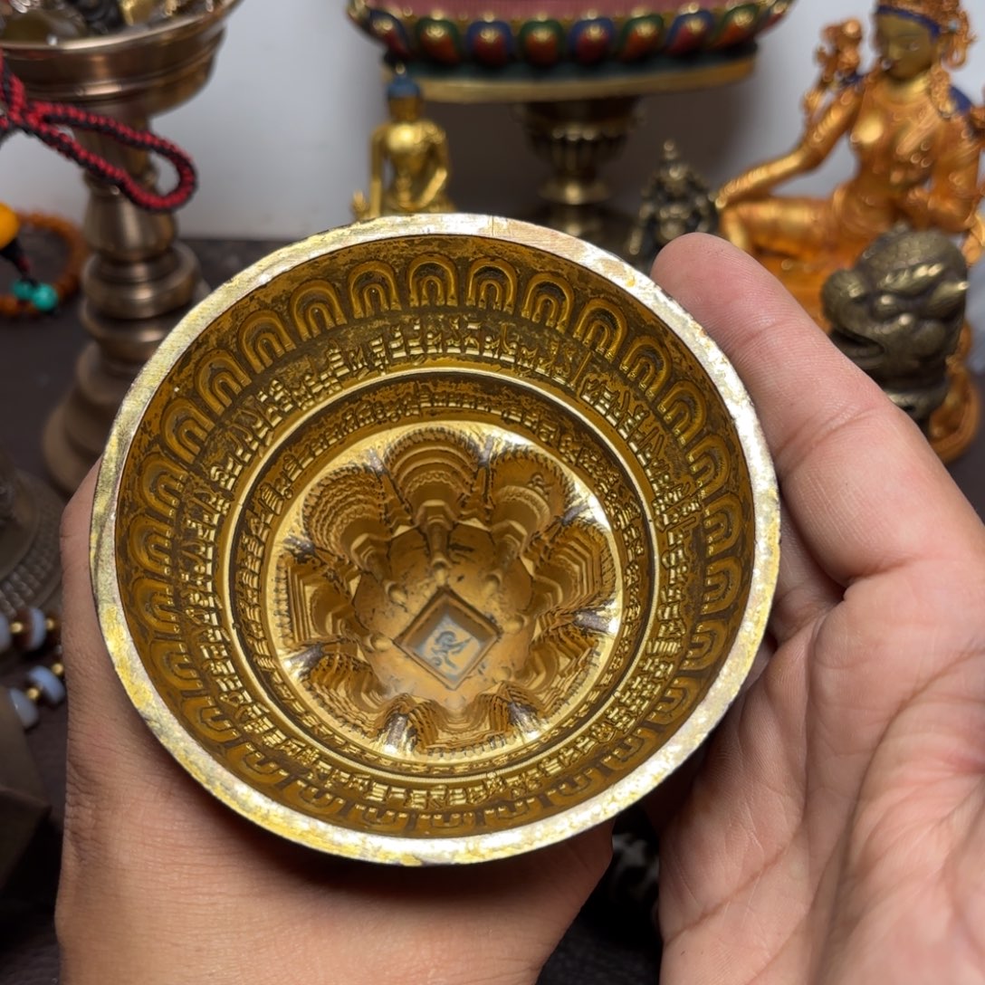 心***尘铜星月菩提挂件菩提