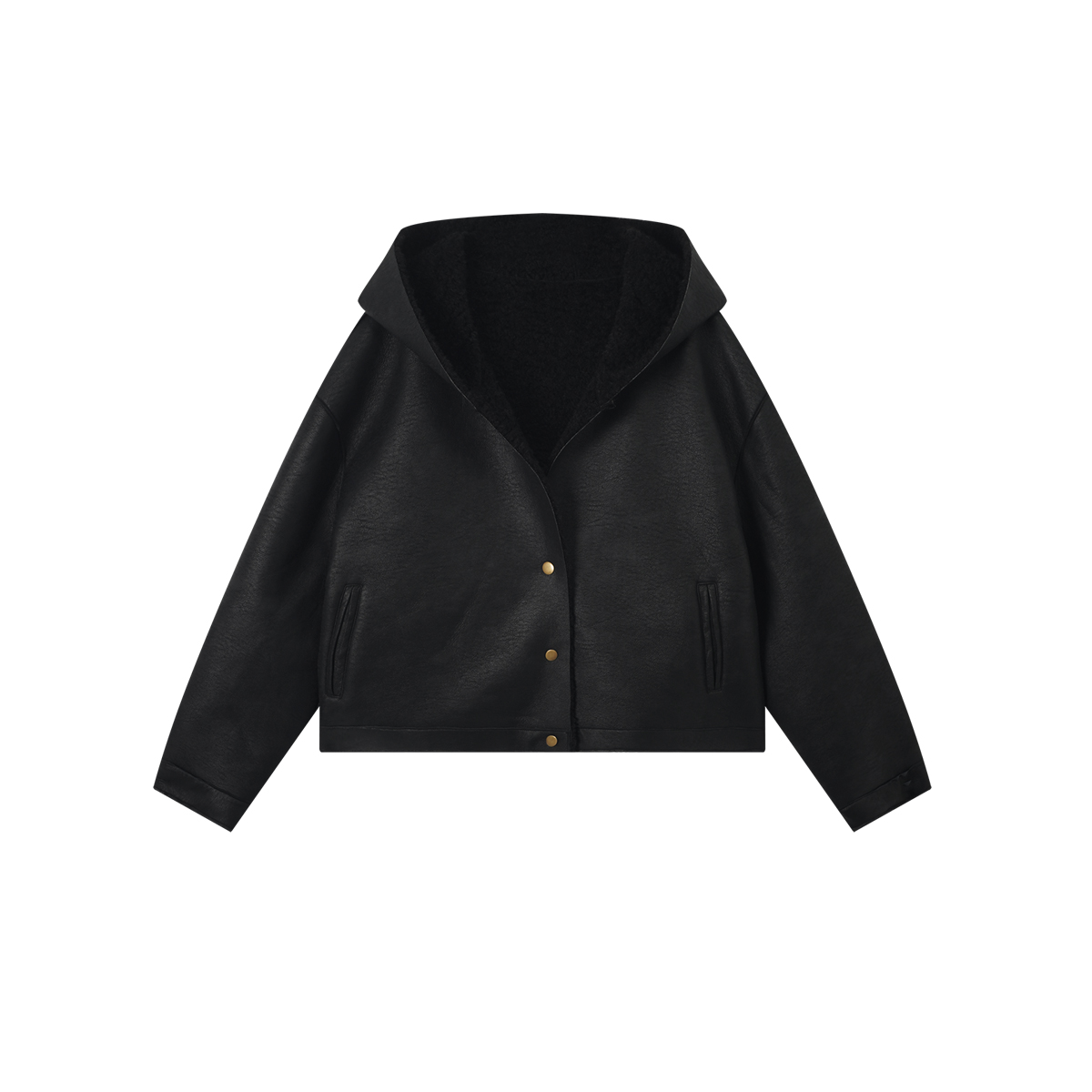 IAMCPLUS 2025AW 冬季短外套休闲秋冬休闲短款开衫学院风上衣连帽