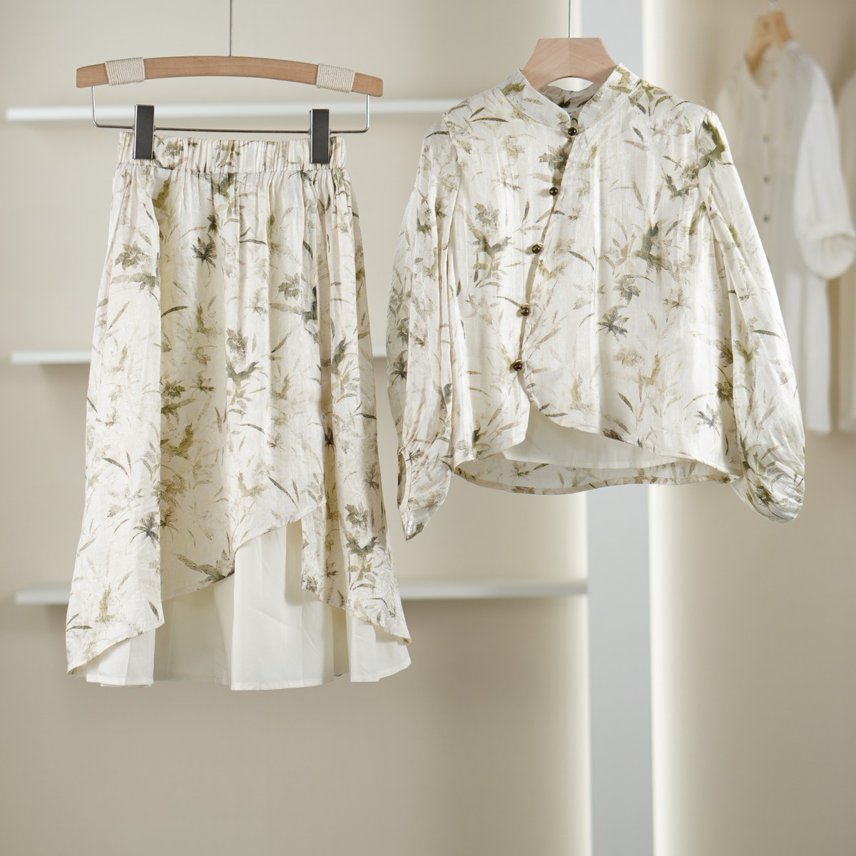 麦迪尚品 一路童行【植】31129515 新中式儿童套装春季商场同款