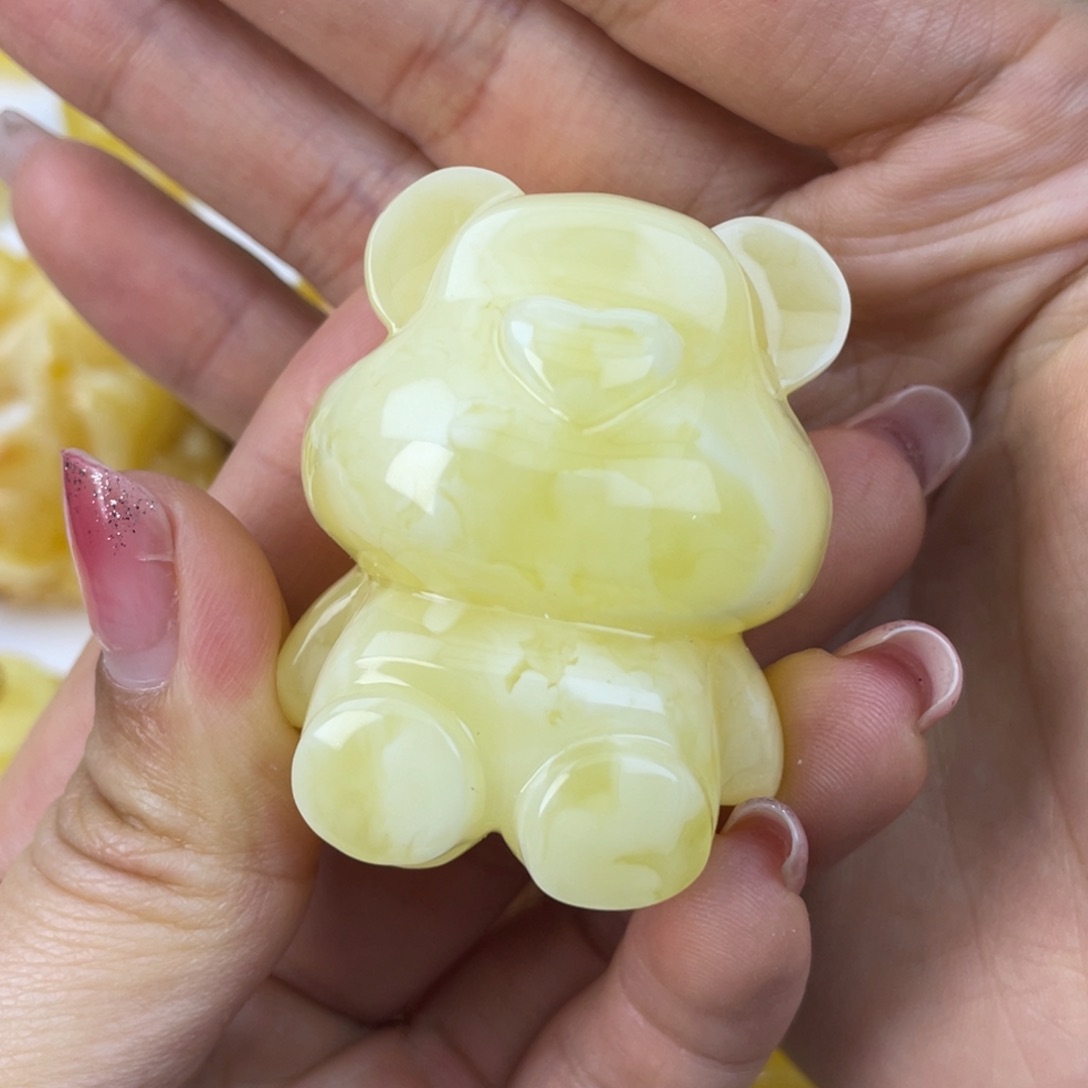 琥珀裸石未镶嵌蜜蜡