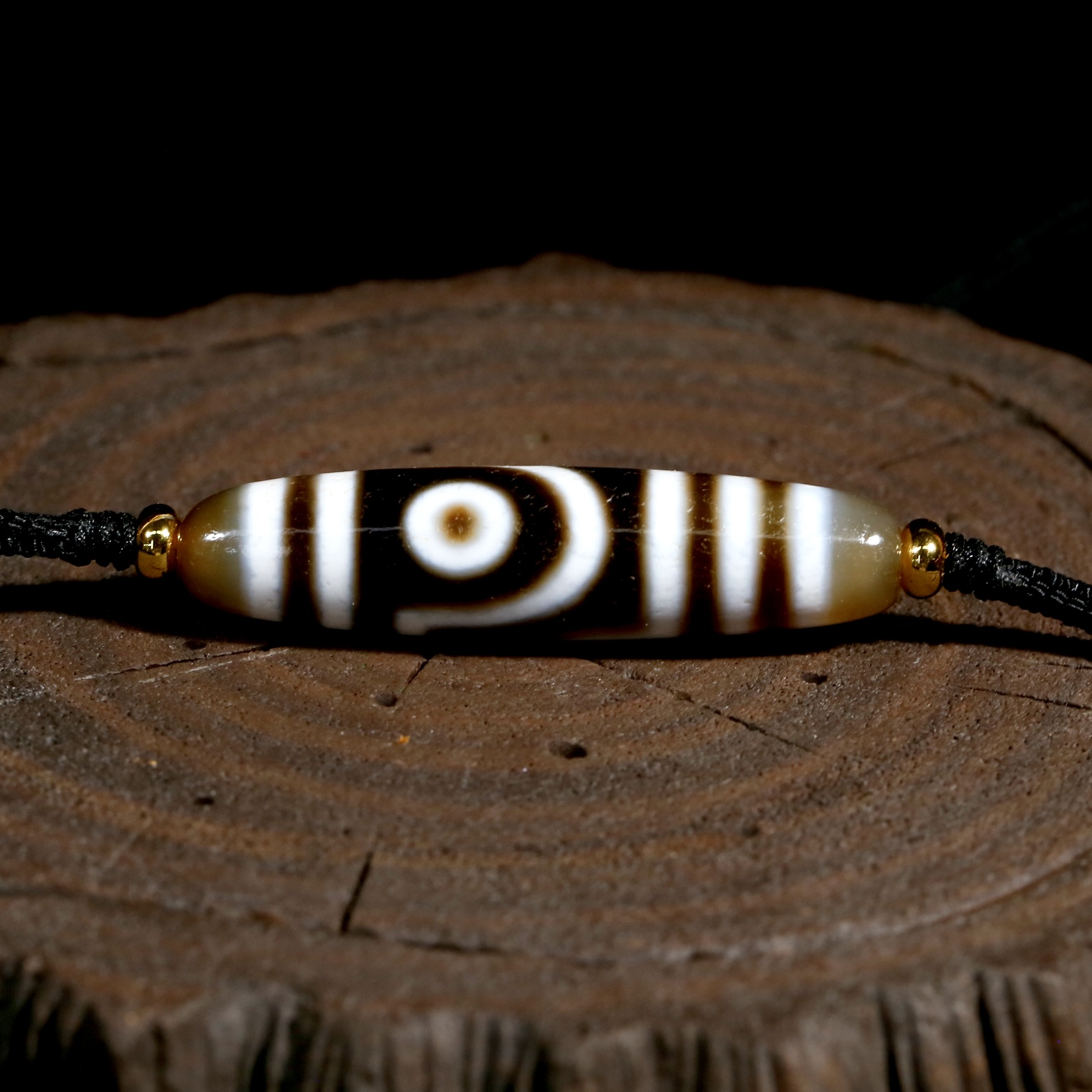 行运任晓潘黑白如意二Y玛瑙锁骨链颈饰时尚百搭男女同款个性轻奢