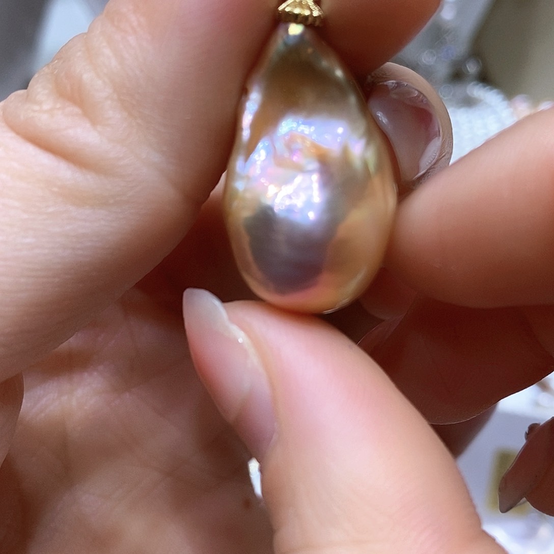 未镶嵌淡水珍珠吊坠