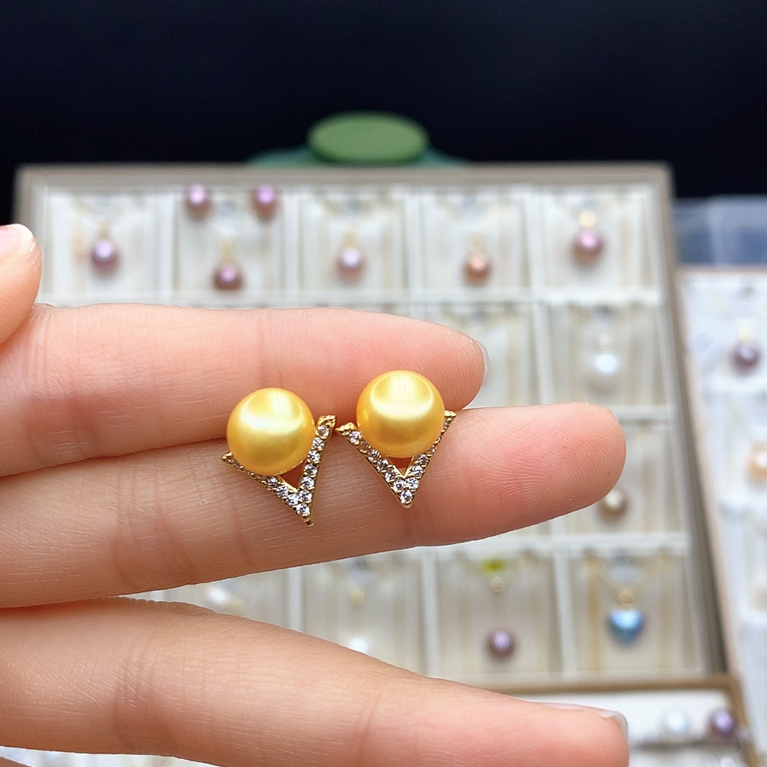 淡水珍珠合金吊坠(不含链)