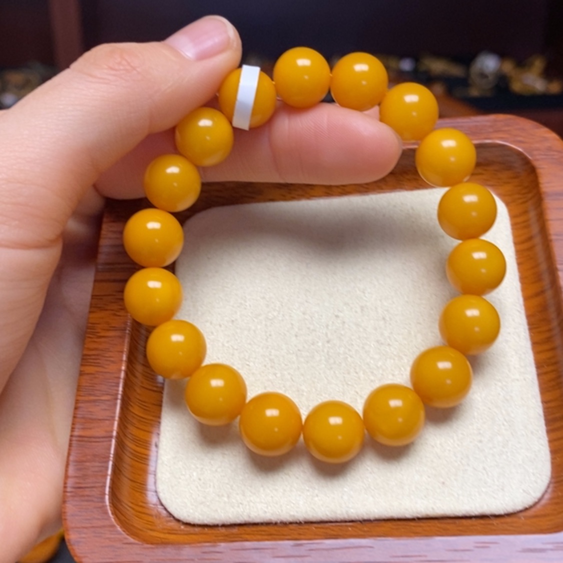 【闪购商品】蜜蜡手链未镶嵌手串