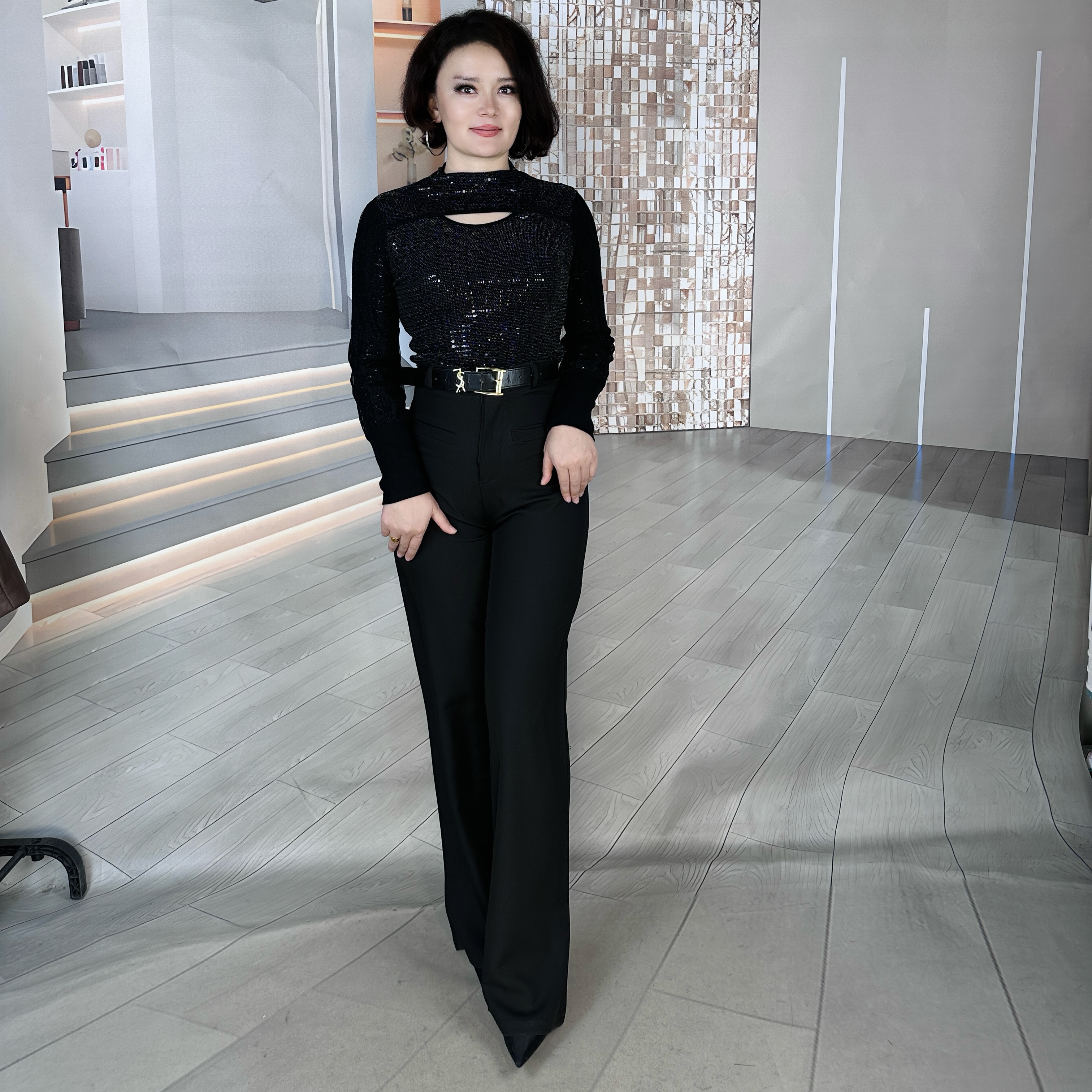 32最新款西装阔腿裤百搭时尚