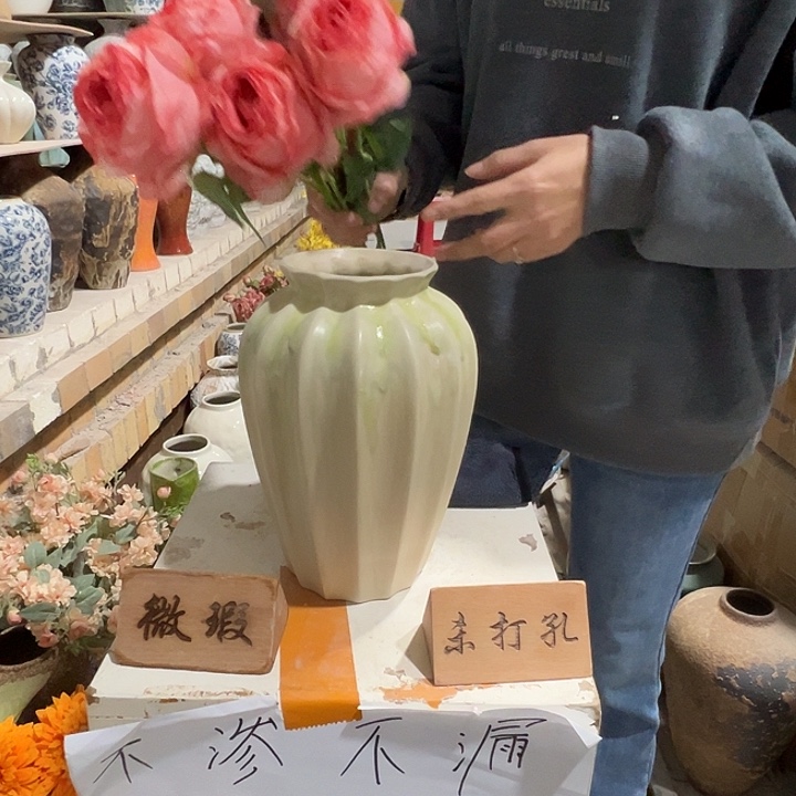 陶瓷景德镇陶瓷花瓶厂家瑕疵