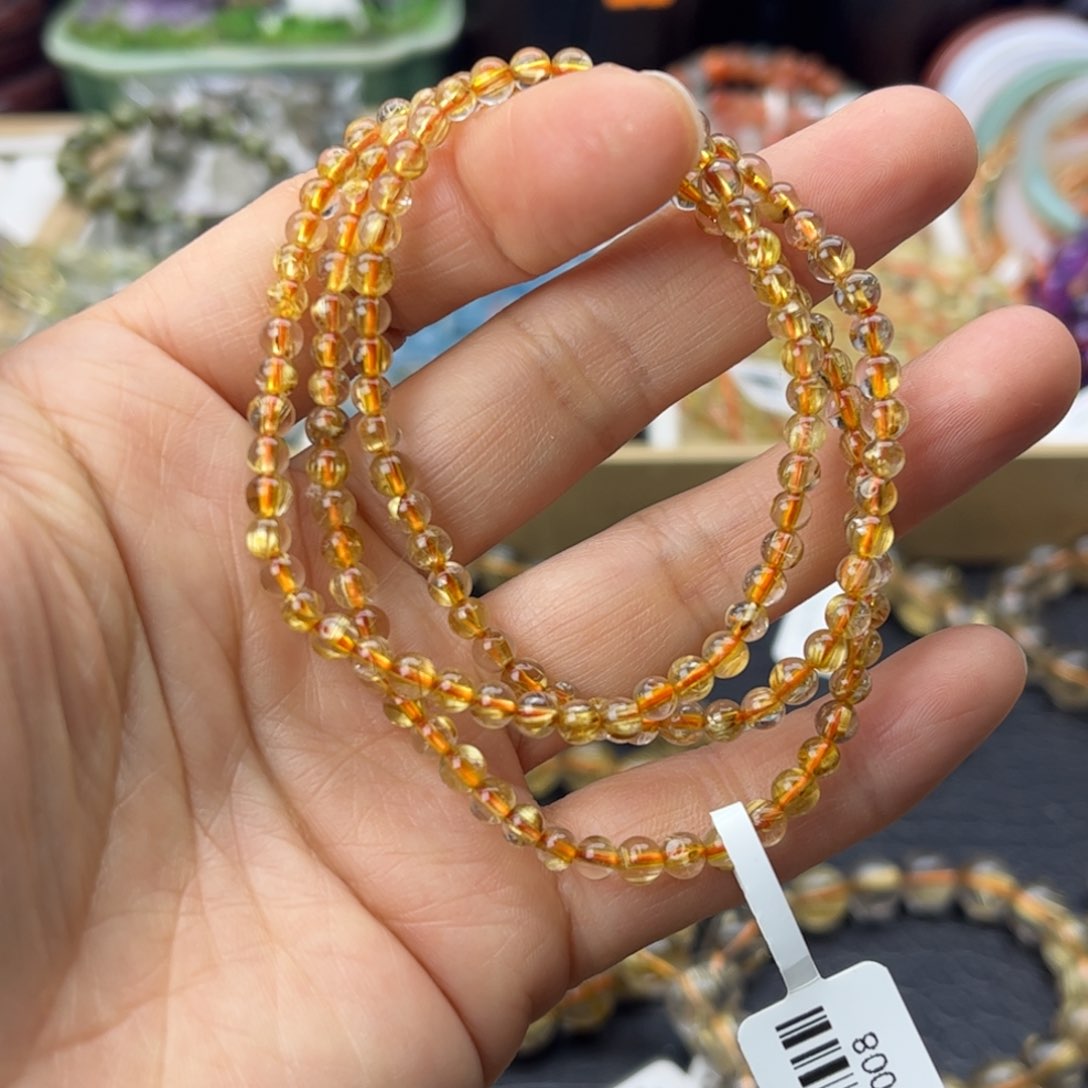 水晶手链未镶嵌天然