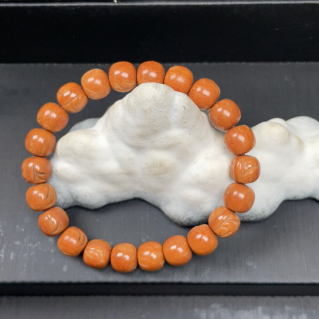 老型桃核手串男女通用款走色快