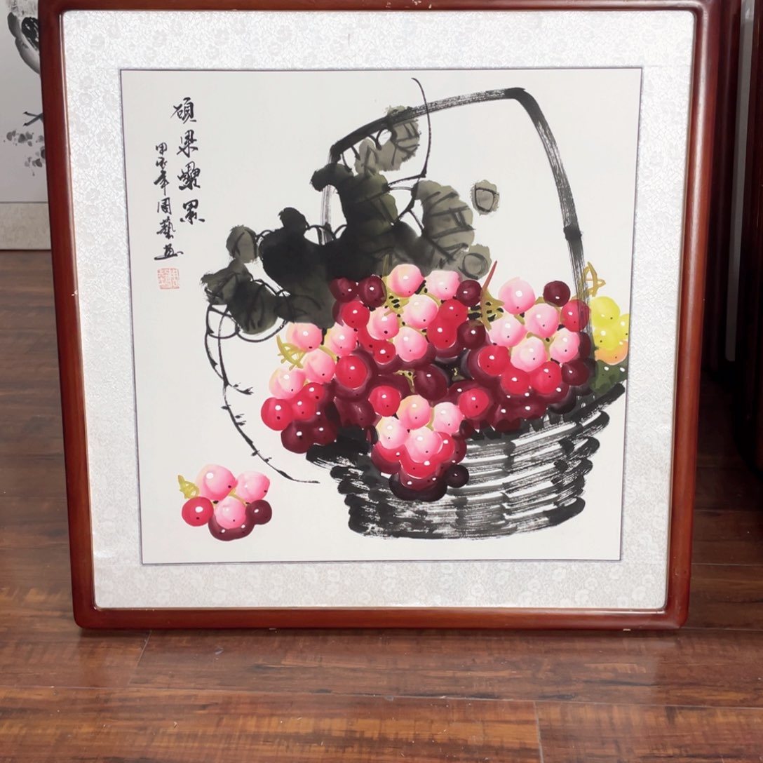 国画带框尺寸 63*63厘米