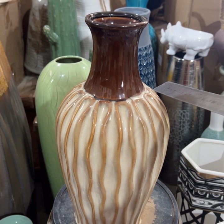 摆件瓷花瓶摆件外贸出口（微瑕）