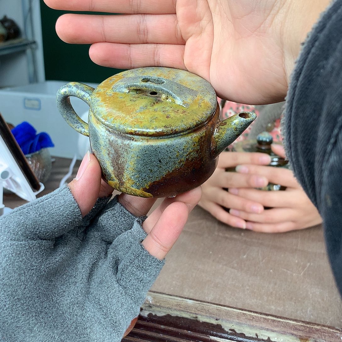 紫砂茶壶纯自然柴烧