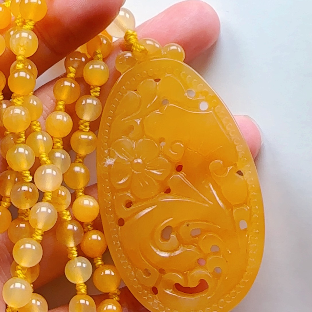 石英质玉（黄龙玉）1未镶嵌