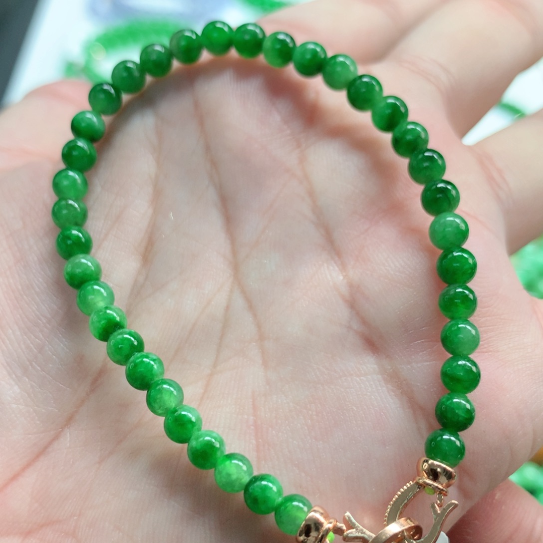 翡翠未镶嵌手链翡翠
