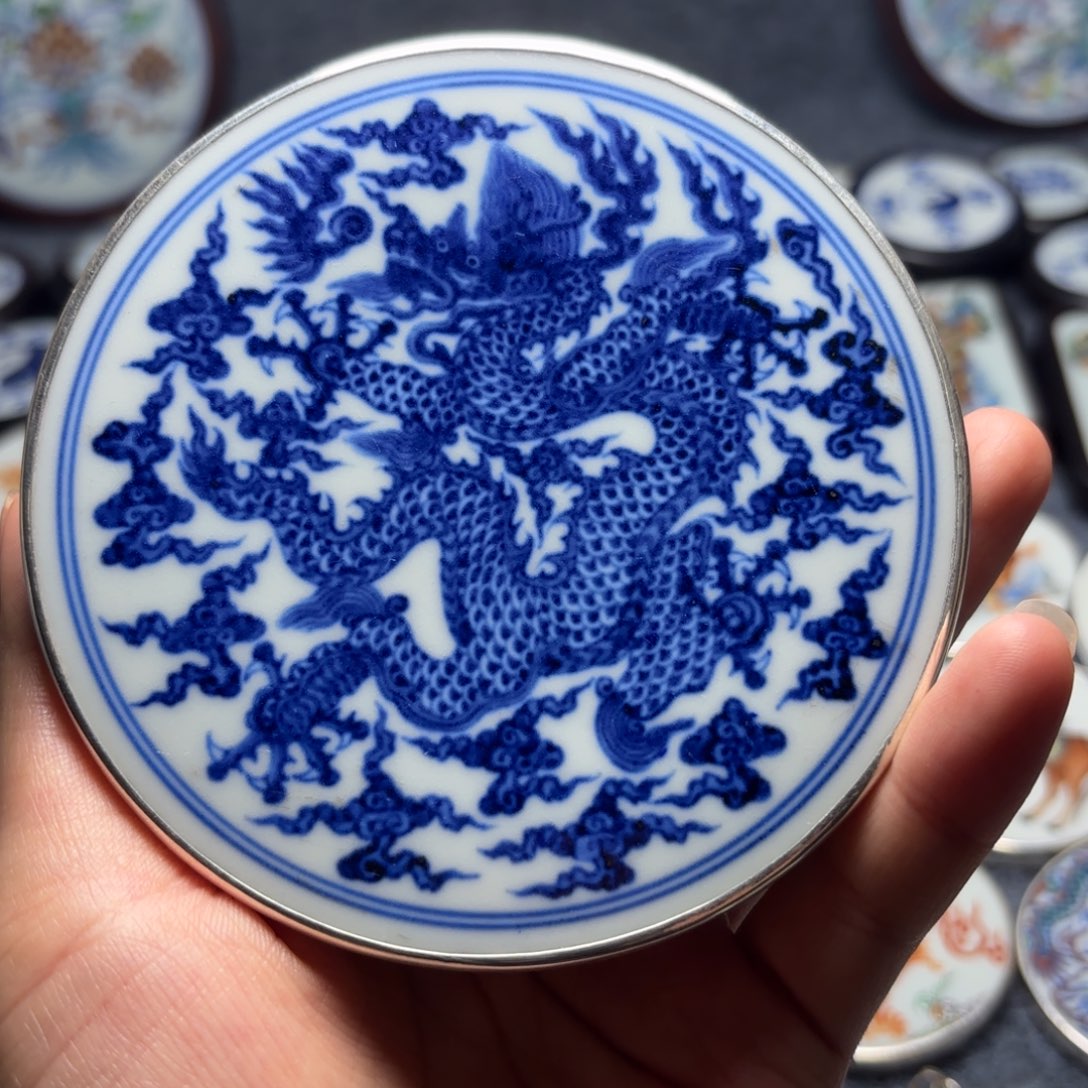 財***依瓷片精品龙摆件一个