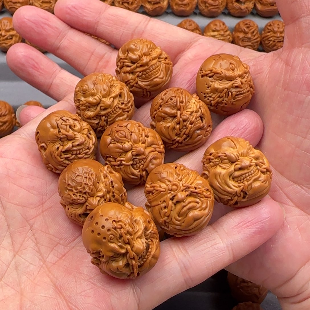 苏***丶手串/手链橄榄核铁链四代恶僧佛爷2.3+尺寸E