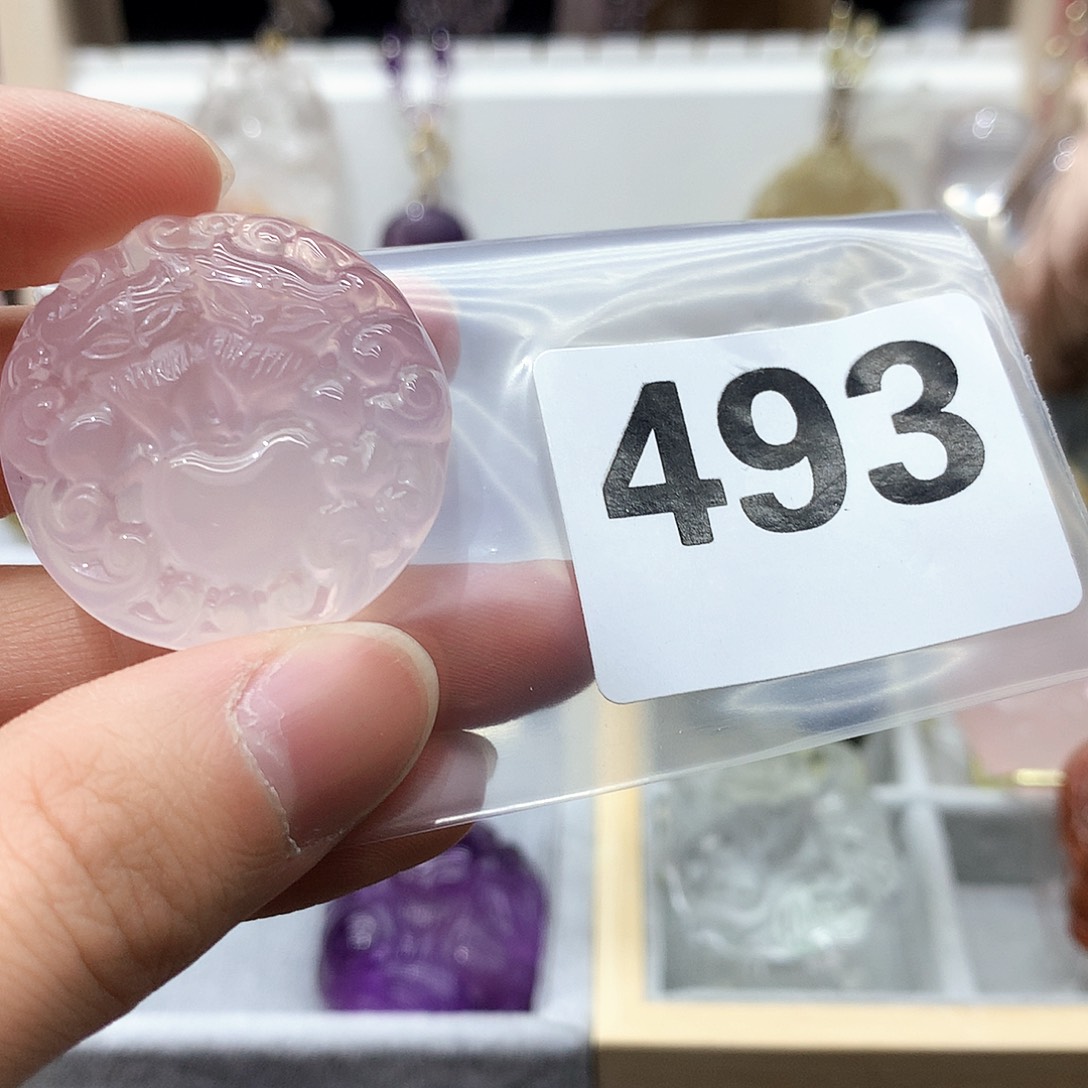 水晶颈饰未镶嵌挂件