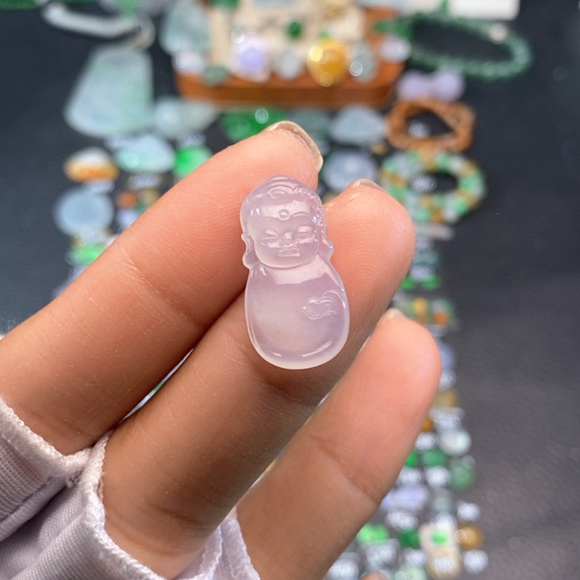 【闪购商品】翡翠挂件未镶嵌宝宝佛