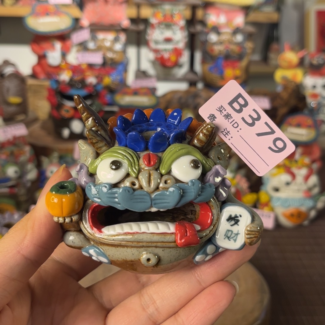 泥塑纯手工茶宠摆件