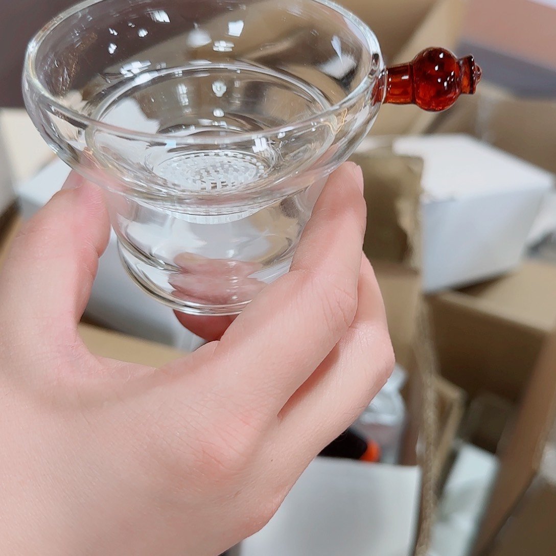 42号高硼硅琥珀茶滤孤品