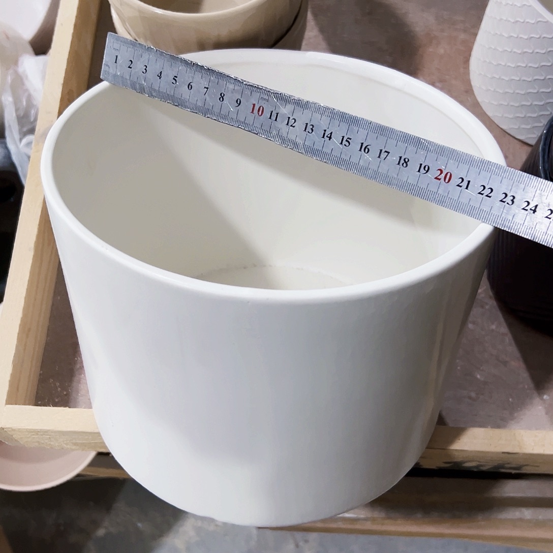 有孔外贸尾单陶瓷花盆凑单10米包邮