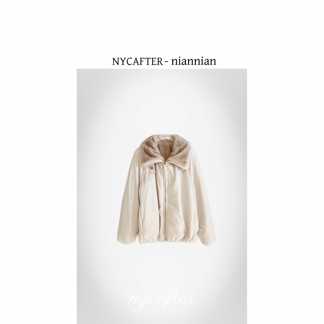 正反两穿环保皮草外套3257