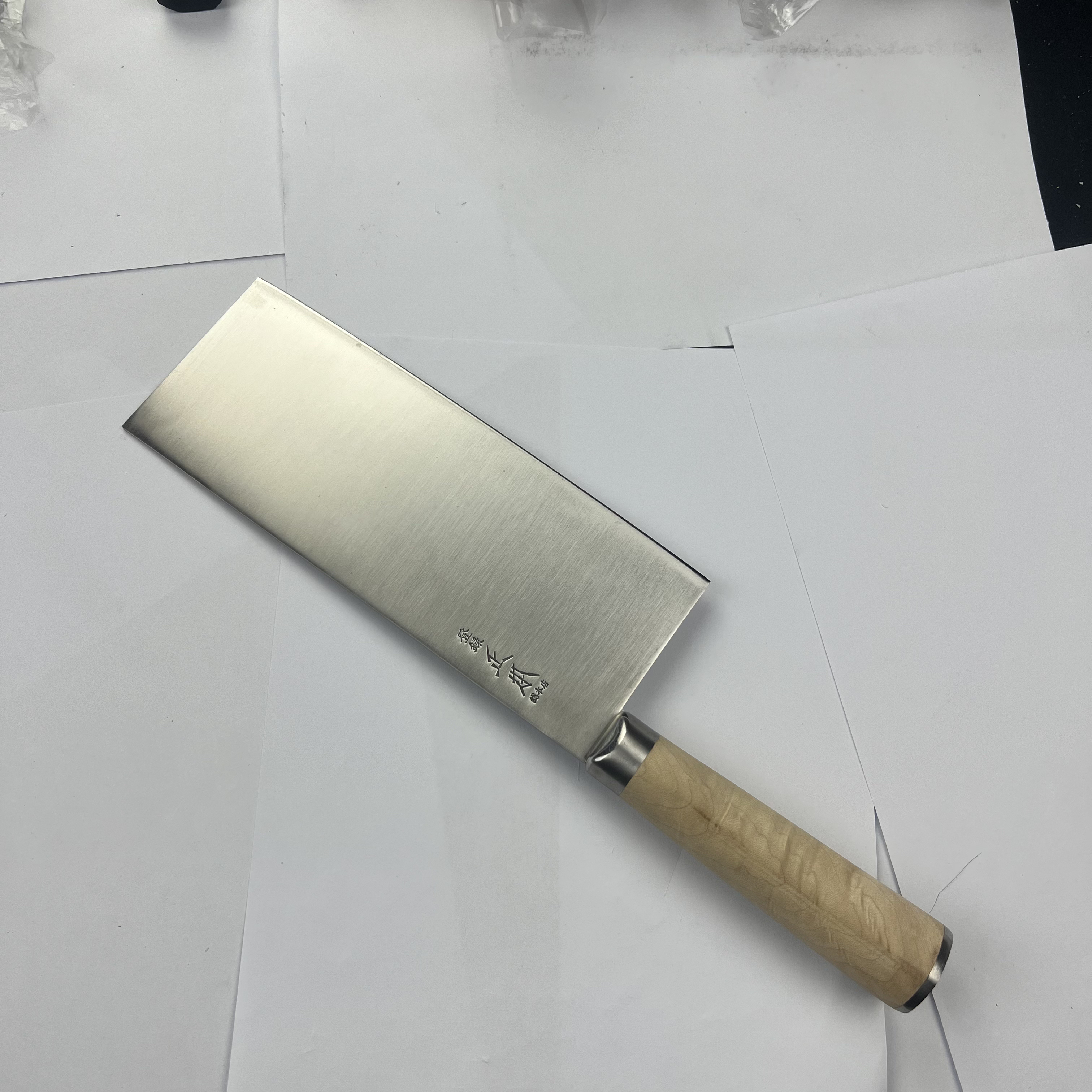 登录正本白纸钢刀背渐薄加刃口渐薄专业切片桑刀菜刀