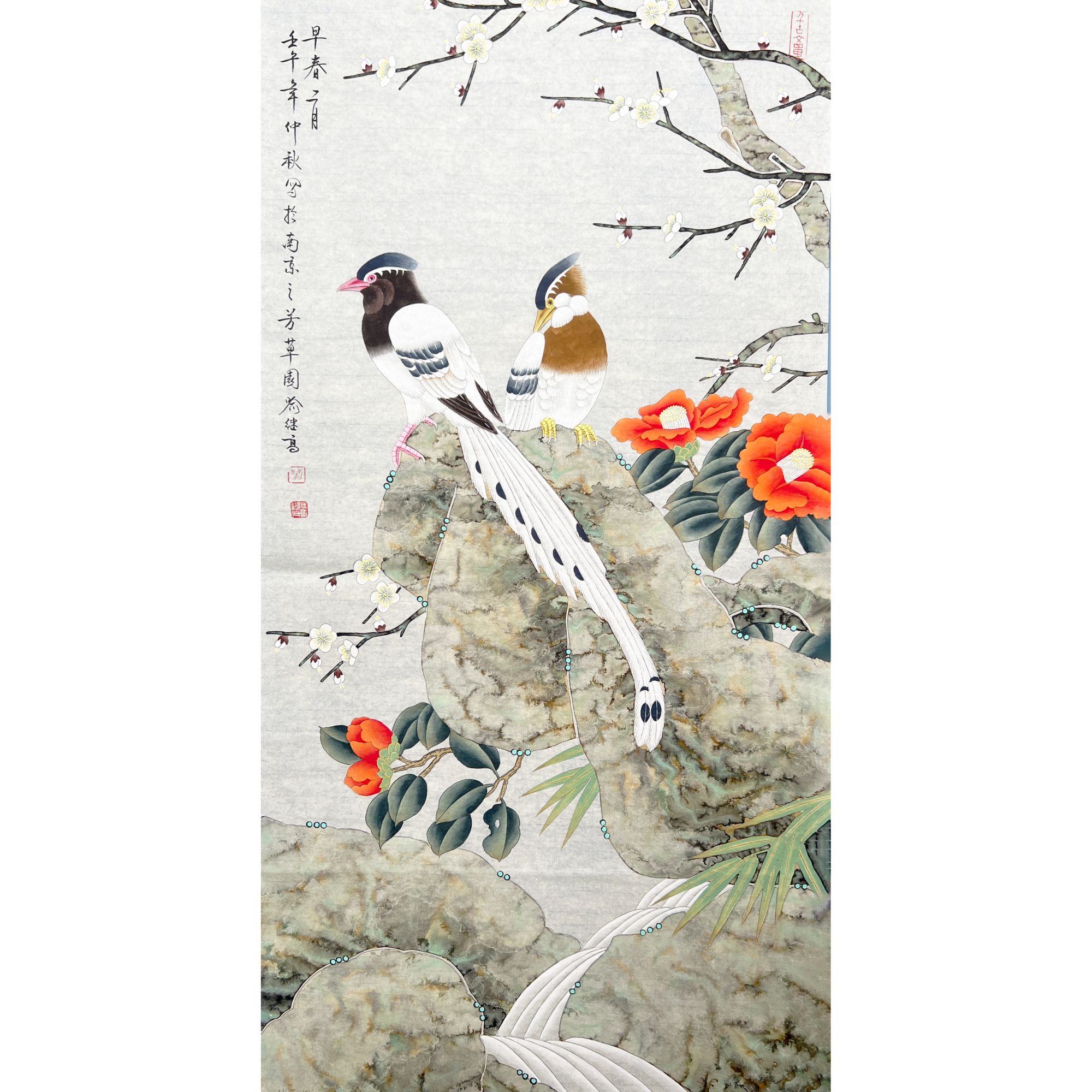 HLT1026一俞继高绘画97x46cm/约4平尺