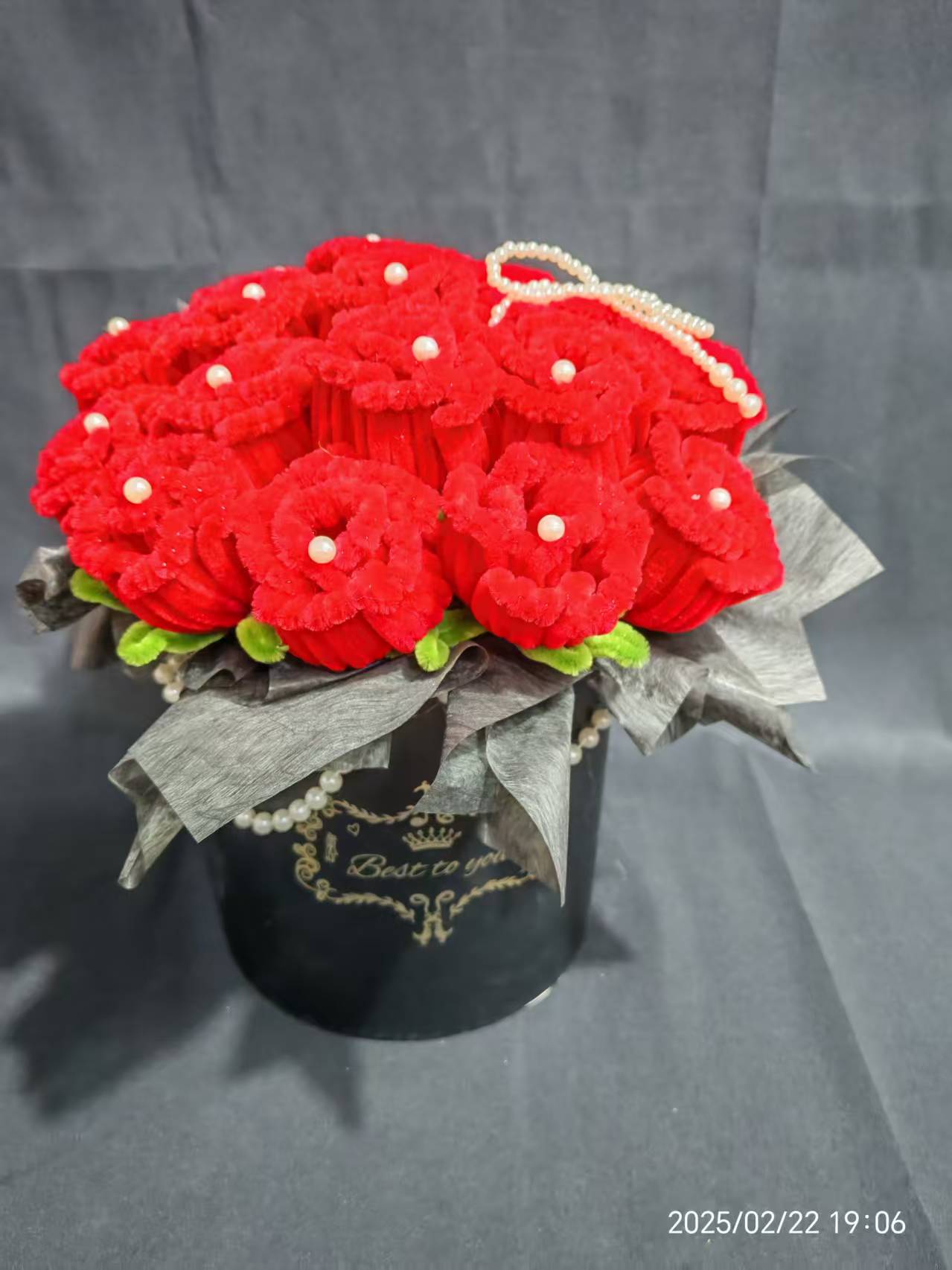 520扭扭棒玫瑰抱抱桶生日礼物