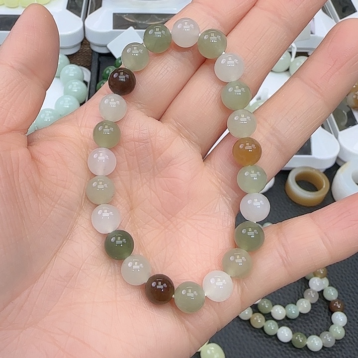 和田玉手串未镶嵌