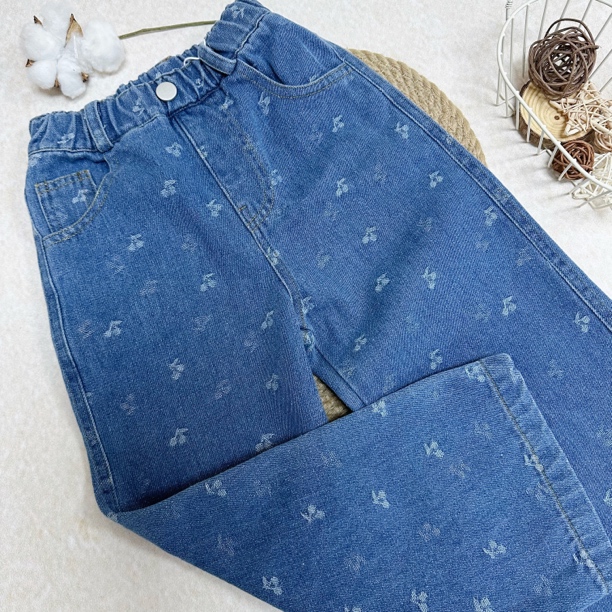 8998女童牛仔裤小直筒牛仔裤百搭好穿